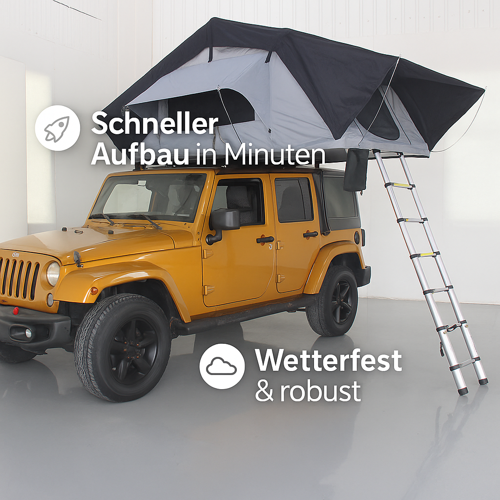 Aluminium-Dachzelt für Abenteuer