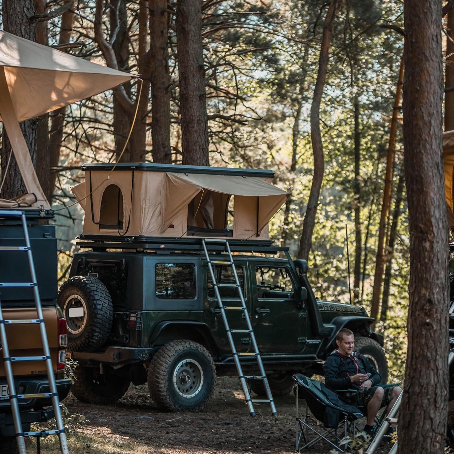 Aluminium-Dachzelt für Abenteuer